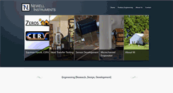 Desktop Screenshot of newellinstruments.com