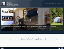 Tablet Screenshot of newellinstruments.com